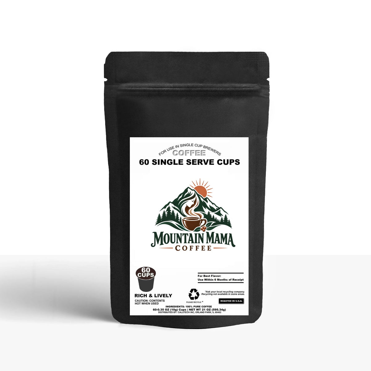 60 Pack Single Serve Coffee Capsules
